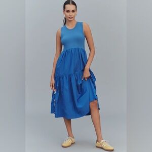 NWT Anthropologie Daily Practice Bowline midi dress XS